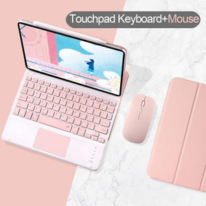 Magnetic Slim Cover With Bluetooth Touchpad Keyboard and Mouse For iPad www.technoviena.com