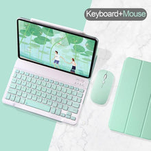 Load image into Gallery viewer, Magnetic Slim Cover With Bluetooth Touchpad Keyboard and Mouse For iPad www.technoviena.com
