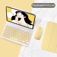 Cargue la imagen en el visor de la galería, Magnetic Slim Cover With Bluetooth Touchpad Keyboard and Mouse For iPad www.technoviena.com
