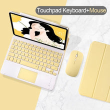 Cargue la imagen en el visor de la galería, Magnetic Slim Cover With Bluetooth Touchpad Keyboard and Mouse For iPad www.technoviena.com
