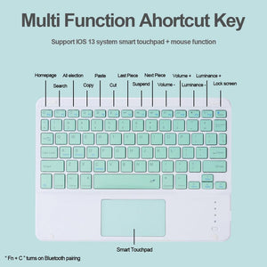 Bluetooth Touchpad Keyboard and Case For iPad www.technoviena.com