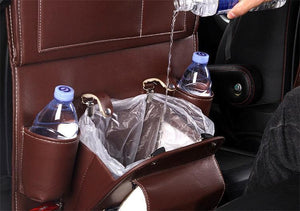 PU Leather Waterproof Car Seat Hanging Organizer www.technoviena.com