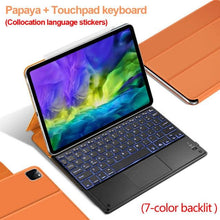 Load image into Gallery viewer, Bluetooth Touchpad Keyboard Magnetic Slim cover For iPad www.technoviena.com
