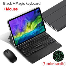 Load image into Gallery viewer, Bluetooth Touchpad Keyboard Magnetic cover For iPad www.technoviena.com
