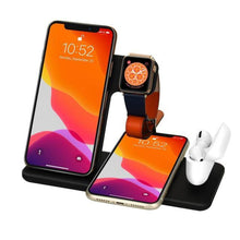Load image into Gallery viewer, Fast Wireless 4 in 1 Foldable Charging Dock Station For iPhone Apple Watch www.technoviena.com
