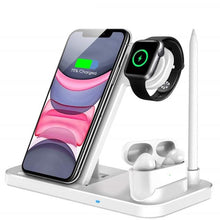 Cargue la imagen en el visor de la galería, Fast Wireless 4 in 1 Foldable Charging Dock Station For iPhone Apple Watch www.technoviena.com
