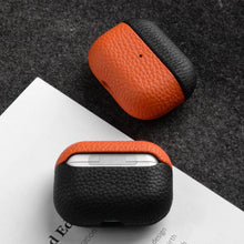 Load image into Gallery viewer, Lychee Pattern Leather Case For AirPods www.technoviena.com
