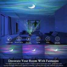 Cargue la imagen en el visor de la galería, Galaxy Starry Sky Projector Night Light and Speaker www.technoviena.com
