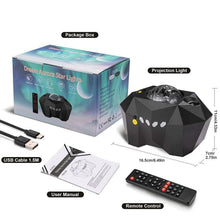 Load image into Gallery viewer, Galaxy Starry Sky Projector Night Light and Speaker www.technoviena.com
