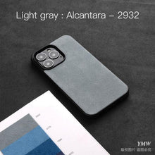 Load image into Gallery viewer, Luxury Suede Leather ALCANTARA Case for iPhone www.technoviena.com
