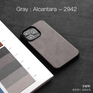 Luxury Suede Leather ALCANTARA Case for iPhone www.technoviena.com