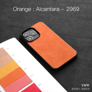 Luxury Suede Leather ALCANTARA Case for iPhone www.technoviena.com