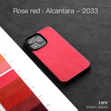 Bild in Galerie-Viewer laden, Luxury Suede Leather ALCANTARA Case for iPhone www.technoviena.com
