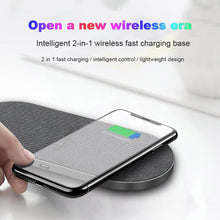 Load image into Gallery viewer, 2 in 1 30W Dual Seat Qi Wireless Charger www.technoviena.com
