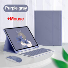 Cargue la imagen en el visor de la galería, Bluetooth Case with Keyboard for iPad Cover with Mouse www.technoviena.com
