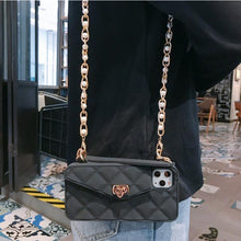 Bild in Galerie-Viewer laden, Crossbody Wallet Case With Chain For iPhone www.technoviena.com
