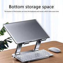 Load image into Gallery viewer, Aluminum Foldable Adjustable Laptop Tablet Stand www.technoviena.com
