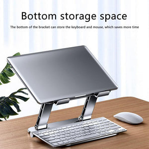 Aluminum Foldable Adjustable Laptop Tablet Stand www.technoviena.com
