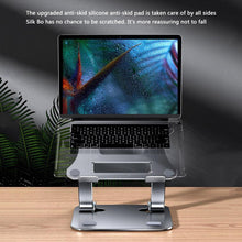 Load image into Gallery viewer, Aluminum Foldable Adjustable Laptop Tablet Stand www.technoviena.com
