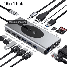 Cargue la imagen en el visor de la galería, Docking Station USB Type C HUB To HDMI-Compatible Adapter www.technoviena.com
