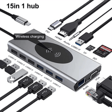 Cargue la imagen en el visor de la galería, Docking Station USB Type C HUB To HDMI-Compatible Adapter www.technoviena.com
