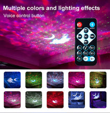 Load image into Gallery viewer, Galaxy Moon/Nebula LED Night Light Projector Room Decor www.technoviena.com
