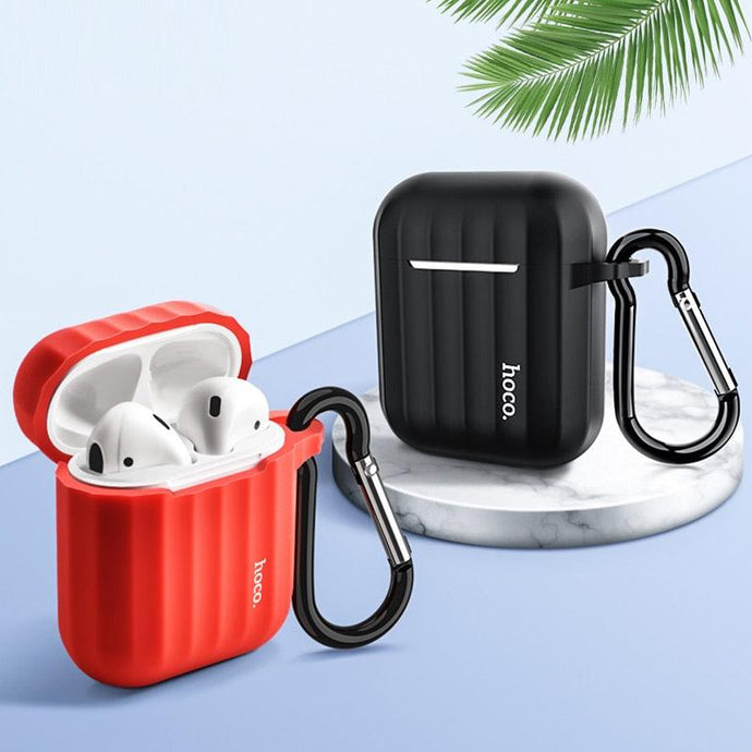 Soft silicone Cover for Apple AirPods and Anti-lost rope www.technoviena.com