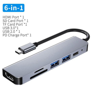 Laptop Multiport Adapter USB C Hub 4/5/8/11-in-1 www.technoviena.com