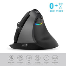 Load image into Gallery viewer, Delux M618 Mini BT 4.0+2.4GHz Dual mode Wireless Rechargeable Mouse www.technoviena.com

