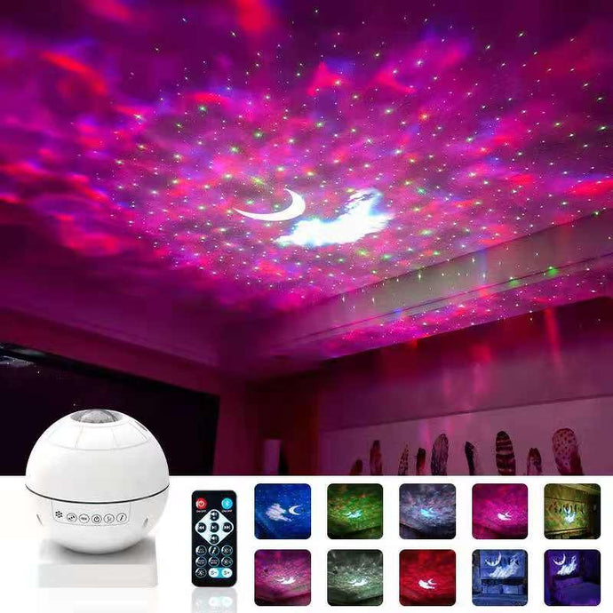 Galaxy Moon/Nebula LED Night Light Projector Room Decor www.technoviena.com