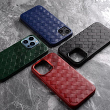 Load image into Gallery viewer, Luxury Woven Leather Case for iPhone www.technoviena.com
