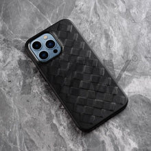 Load image into Gallery viewer, Luxury Woven Leather Case for iPhone www.technoviena.com
