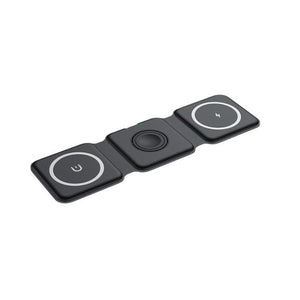3 in 1 Foldable Magnetic Wireless Charger For iPhone AirPods Apple Watch www.technoviena.com