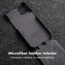 Load image into Gallery viewer, Genuine Leather Flip Case For iPhone www.technoviena.com
