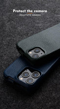 Load image into Gallery viewer, Genuine Leather Flip Case For iPhone www.technoviena.com

