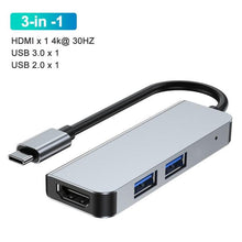 Cargue la imagen en el visor de la galería, USB HUB 3.0 USB To Type C Adapter 4K HDMI Compatible www.technoviena.com

