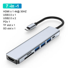 Load image into Gallery viewer, USB HUB 3.0 USB To Type C Adapter 4K HDMI Compatible www.technoviena.com
