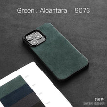 Cargue la imagen en el visor de la galería, Luxury Suede Leather ALCANTARA Case for iPhone www.technoviena.com
