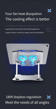 Load image into Gallery viewer, Adjustable Aluminum Cooling Tablet Laptop Portable Stand www.technoviena.com
