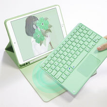 Cargue la imagen en el visor de la galería, Wireless keyboard Cases with Mouse For iPad www.technoviena.com
