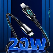 Load image into Gallery viewer, USB C To Type C 100W Cable Fast Charging LED Digital Display www.technoviena.com
