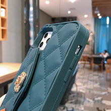 Load image into Gallery viewer, Crossbody Wallet Case With Chain For iPhone www.technoviena.com

