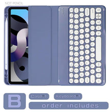 Cargue la imagen en el visor de la galería, Bluetooth Cover With Keyboard For iPad www.technoviena.com
