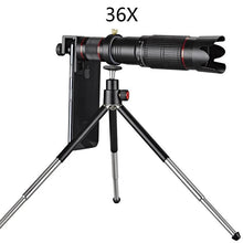 Cargue la imagen en el visor de la galería, Universal 4K 36x Zoom Telescope Lens External Smartphone Camera Lens For Smart Phone www.technoviena.com
